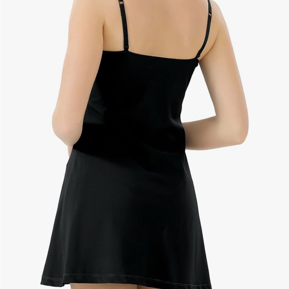 OVRUNS Womens Tennis Dress w/ built in bodysuit with pockets Size Large